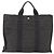 Hermès HERMES Handtasche Her Line MM Canvas Grau Silber Auth th6604 Braun - Ansicht 13