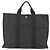 Hermès HERMES Handtasche Her Line MM Canvas Grau Silber Auth th6604 Braun - Ansicht 2