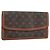 LOUIS VUITTON Pochette Damier Monogram GM Borsa Clutch M51810 Auth LV ka2610 Monogramma