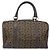 Céline Borsa a mano Celine C Sulky in tela marrone e oro Auth 172249 D'oro - vista 2