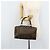 Céline Borsa a mano Celine C Sulky in tela marrone e oro Auth 172249 D'oro - vista 23