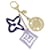 LOUIS VUITTON Porte ClesThai Chainne Charm metal Gold Tone LV Auth 173268V  - view 1