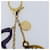 LOUIS VUITTON Porte ClesThai Chainne Charm metal Gold Tone LV Auth 173268V  - view 4