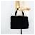 PRADA Borsa a Mano Velluto Nero Argento Auth bs33444 - vista 24