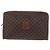 Céline Clutch in tela Macadam CELINE in pelle PVC marrone oro Auth 173483 D'oro - vista 13