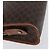 Céline Clutch in tela Macadam CELINE in pelle PVC marrone oro Auth 173483 D'oro - vista 15