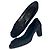 Décolleté Roger Vivier New Buck 75 in suede nero