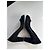 Décolleté Roger Vivier New Buck 75 in suede nero - vista 3