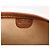 Borsa a tracolla Hermès Evelyne in tela beige e pelle marrone - vista 3