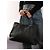 Hermès Garden Party Tote in pelle nera Nero - vista 13
