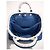 Chanel 19A New York Ägypten Denim Shearling Hieroglyph Coco Einkaufstasche Blau Golden Gold hardware - Ansicht 3