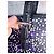 Borsa Tote Michael Kors Jet Set Viola Lilla Stelle Nero Multicolore Porpora Lavanda - vista 11