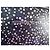 Borsa Tote Michael Kors Jet Set Viola Lilla Stelle Nero Multicolore Porpora Lavanda - vista 9