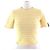 Louis Vuitton Crinkle Kurzarm Strick-Nylon-Oberteil Gelb