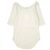 Autre Marque TOPS DE CUELLO PROFUNDO RIB CLANE  Tops de algodón y poliéster Blanco