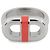 Hermès Ring Maillon Orange Field / Size HERMES Men's Silvery