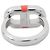 Hermès Ring Maillon Orange Field / Size HERMES Men's Silvery - view 3
