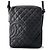 Bolsa de ombro média da linha Cambon da Chanel com couro marcado Coco CHANEL Preto