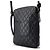 Bolsa de ombro média da linha Cambon da Chanel com couro marcado Coco CHANEL Preto - vista 2