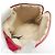 Pochette Mini Bolide Donna in Cotone e Pelle Hermès Marrone, Rosa - vista 4