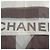 Stola/Scarf CHANEL da Donna in Cotone Bianco e Grigio Marrone - vista 4