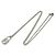 Collar Louis Vuitton Péndulo Silver Lockit UNICEF Plata - Ansicht 3