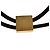 Scrunchie Nanogram Planet Louis Vuitton, Donna, , Metallo, Nero - vista 5