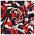 LOUIS VUITTON Sciarpa/Stola Monogramma Camouflage, Blu Navy, Donna Rosso