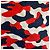 LOUIS VUITTON Sciarpa/Stola Monogramma Camouflage, Blu Navy, Donna Rosso - vista 5
