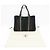 Borsa Hermès Troca Horizontal MM per uomini e donne in pelle e cotone nero, marrone scuro - vista 2