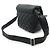 CHANEL Borsa a Spalla Piccola Coco Cocoon Matelassé in Nylon e Pelle, Nera, Nero - vista 3