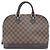 Borsa Alma PM Damier Louis Vuitton Marrone