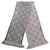 LOUIS VUITTON Sciarpa Mania, Grigio, Sete e Lana, Unisex Marrone - vista 4