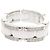 Chanel Ultra Collection Medium # White Ceramic and Silver Diamond Ring, , Gold.