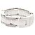 Chanel Ultra Collection Medium # White Ceramic and Silver Diamond Ring, , Gold. - view 2