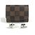 SCATOLA DAMIER LOUIS VUITTON con Bottone da Polso Cadena e Chiave, Gemelli da Uomo in Argento - vista 6