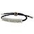 LOUIS VUITTON Bracciale Louis Vuitton LV Space Plate da Uomo Nero