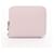 Portefeuille rond compact Azap Hermès en cuir de veau avec cuir Epsom, rose, pour femmes