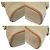 Come nuovo Pouch Mini Bolide Hermès, Cotone e Pelle, Beige Marrone, - vista 4