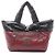 CHANEL Borsa Tote Piccola Coco Cocoon, Nylon e Pelle, Donna, Nero/Bordeaux - vista 6