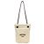 Hermès Borsa a spalla Aline PM in tela di cotone Hermes Marrone
