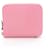 Portefeuille rond compact Azap Hermès, cuir Epsom, femme, rose