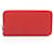 Portefeuille long rond Hermès Azap, cuir, Epsom, femme, rouge