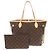 Bolso tote Louis Vuitton Neverfull MM Monogram IC marrón sin usar Castaño
