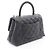 CHANEL Borsa Coco Handle Flap Matelassé in Caviar (Pelle di Vitello Grana) per Donne Nera Nero - vista 2