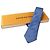 Louis Vuitton Silk Tie with Damier Pattern Stripes for Men Blue