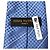 Louis Vuitton Silk Tie with Damier Pattern Stripes for Men Blue - view 5
