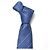 Louis Vuitton Silk Tie with Damier Pattern Stripes for Men Blue - view 7