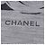 CHANEL Sciarpa/Scialle Camelia Coco in Lana Sete Donna Bianco Blu Marino - vista 3