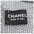 CHANEL Sciarpa/Scialle Camelia Coco in Lana Sete Donna Bianco Blu Marino - vista 4